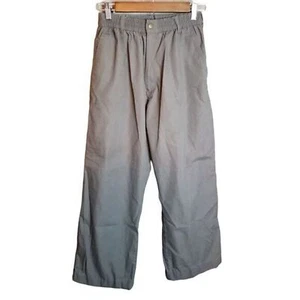 Haband Casual Joe Boys Size 32M Gray Solid Elastic Waist Straight Leg Pants - Picture 1 of 8