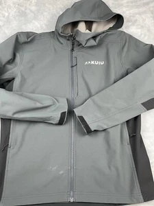 Kuiu Jacket Mens XL Rubicon Gunmetal Gray Full Zip 140G Fleece Lined - Picture 1 of 7