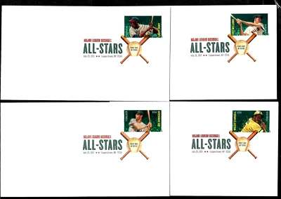MAJOR LEAGUE BASEBALL ALL-STARS US #4694-4697 FOREVER STAMP DCP 1ST DAY COVERS - Image 1 of 4