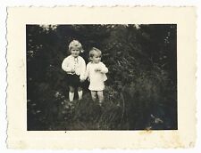 Schönes LOT - Kinder Kleidchen Kinderwagen - 3x Altes Foto 1930er 1940er