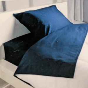 Ikea DVALA Sheet set blue, Twin 3-Pieces BRAND NEW Open Packaging - Picture 1 of 6