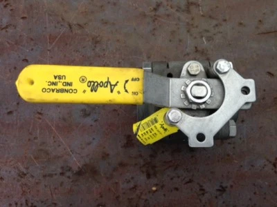 Apollo 83A-240-01 1 1/2" Three Piece Socket Weld Full Port Carbon Steel Ball Val Foto 1 de 4