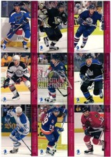 2003-04 Be A Player Memorabilia Hockey 200-Card Ruby Parallel Base Set