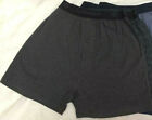 Neu 2 Stck. Huthaway Herren Strick Boxer kurze Unterwäsche BAUMWOLLE/SPANDEX ~ M L XL