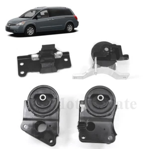 For 04-09 Nissan Quest 5 Speed Engine Motor. Trans Mount Kit 4PCS W/o Sensor - Picture 1 of 5