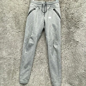 Adidas Joggers Hombres Talla Pequeña Bolsillos con Cremallera Cordón POR FAVOR LEER Gris - Imagen 1 de 11