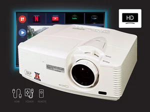 Versatile DLP Projector – 4,300 Lumens for Office, Classroom & Home PC 3D Ready - Picture 1 of 13