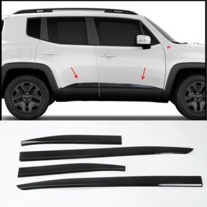 Protector de puerta de moldeo de cuerpo lateral ABS 4 piezas para Jeep Renegade 2015-2018 - Imagen 1 de 6