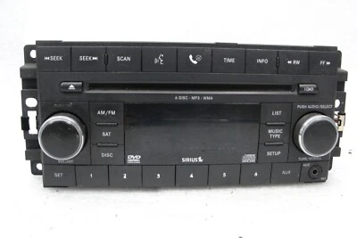 Dodge Journey 6CD DVD MP3 AM/FM Sirius radio por satélite auxiliar en OEM 5064932 09-10 con VIN Foto 1 de 4