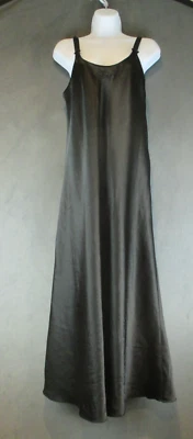 Camisola feminina vintage Oscar De La Renta etiqueta rosa média preta mistura de seda - Imagem 1 de 4