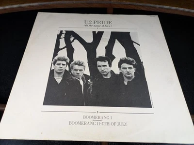 U2 - Pride - UK 12" Vinyl Single 12IS202 1984 - Image 1 of 4