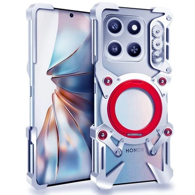 Funda metálica con soporte sin borde para Huawei Honor X70i X60i 400 Smart Pro Lite Nova Y73 Foto 1 de 4