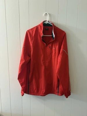 Hind Men’s Large Red Windbreaker Jacket Fall Golf Outdoors Rain Sporty Preppy O5 - Image 1 of 4