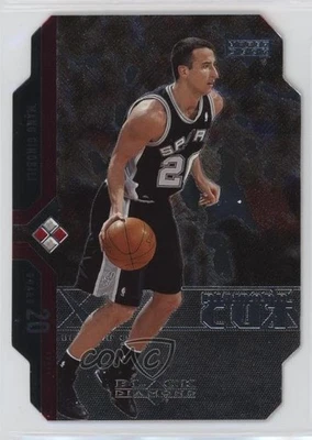 2004-05 Cubierta superior Diamante Negro Corte Diamante Doble Manu Ginóbili #DC42 HOF Foto 1 de 2