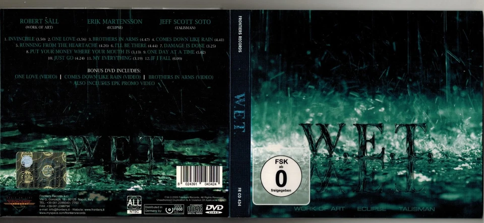 W.E.T. von W.E.T. -  (CD + DVD)  2009 - Jeff Scott Soto- Journey, Sons of Apollo - Bild 1 von 1