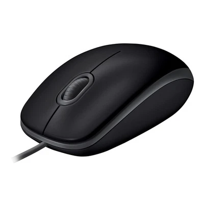 Logitech B110 Maus schwarz, USB, OEM - Bild 1 von 2
