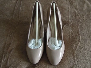 M&S COLLECTION STILETTO COURT SHOE WITH INSOLIA CARAMEL SIZE 5.5 W NEW - Picture 1 of 5