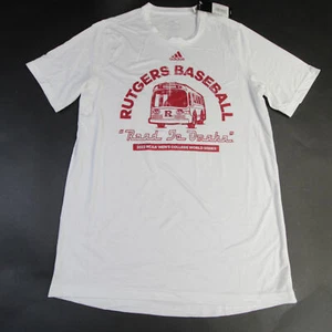 Rutgers Scarlet Knights adidas Creator Short Sleeve Shirt Men's White New - Picture 1 of 5
