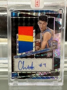 2023 Spectra Chet Holmgren Rookie Patch Autograph #21/49 - Bild 1 von 2