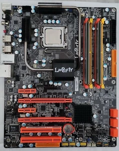 DFI LANPARTY DK P45-T2RS LGA775 + Intel Core2 Duo E8400 3Ghz 1333FSB + 4GB DDR2 - Imagen 1 de 4