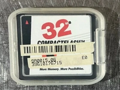 32mb Sandisk CompactFlash Memory Card - 32 mb SanDisk Compact Flash - Image 1 of 4