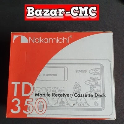 RARO Autoradio Cassette player  NAKAMICHI TD 350  stereo auto CD changer control - Immagine 1 di 3