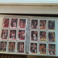 1992-93 -NBA HOOPS - COMPLETE SERIES one 350  CARD SET  In  album & Pages