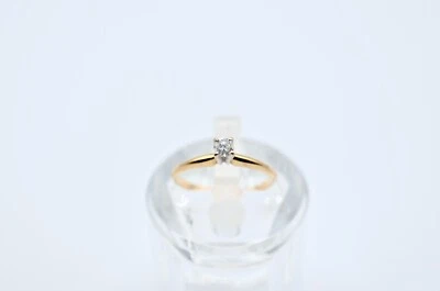 14k Two Tone Gold And Natural Diamond Promise/Engagement Ring - Image 1 of 4