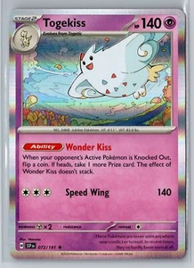 Surging Sparks #072/191 Togekiss - Rare Holo - Picture 1 of 2