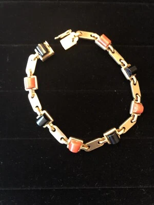 PULSERA CARTIER CORAL NEGRO Y ÓNIX ORO 18 QUILATES  Foto 1 de 4