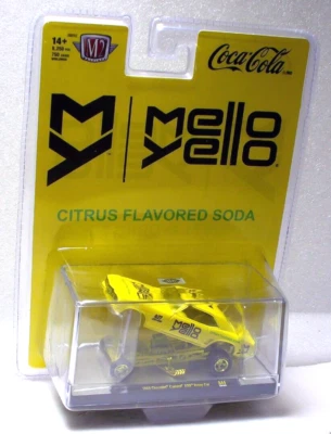 M2 Machines Gold Chase Mello Yello 1969 Chevrolet Camaro Z/28 Funny Car 1:64 - Image 1 of 3