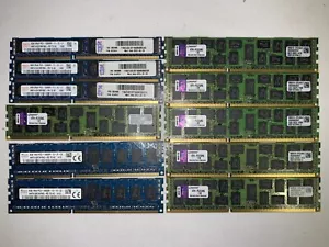 LOTTO 11x 8GB DDR3 PC3 ECC Server Registrato RAM Memoria DIMM - Velocità Miste - Foto 1 di 4