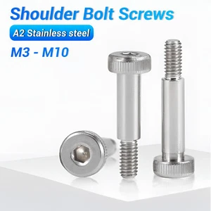 M3 - M10 Shoulder Bolt Screws A2ss 4mm - 12mm Shaft OD Allen Socket Head - Picture 1 of 105