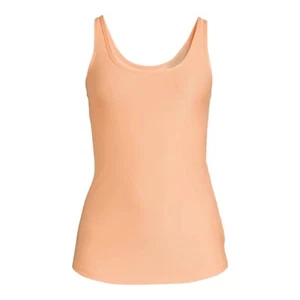 Orange Soft Knit Tank, Scoop Neck, Super Soft Stretch, XXL 19, NO BOUNDARIES - Picture 1 of 4