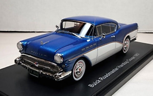 Neo Scale Models 1:43 1957 Buick Roadmaster Starlight Blue/Dover White LOVELY!!