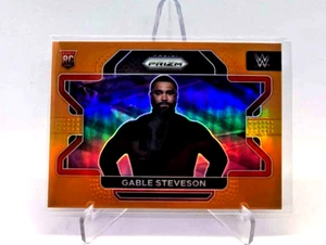 WWE 2022 "GABLE STEVESON" #23 Rookie Card Orange Prizm 62/99 Panini RC - Picture 1 of 2