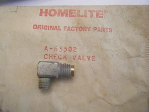 NEW HOMELITE MANUAL OILER INLET CHECK VALVE  P/N A-65502 925, 924, 901, 875, 870 - Picture 1 of 1