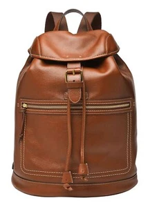 FOSSIL Fletcher Backpack M Rucksack Freizeitrucksack Rucksack Brown braun Neu - Picture 1 of 3