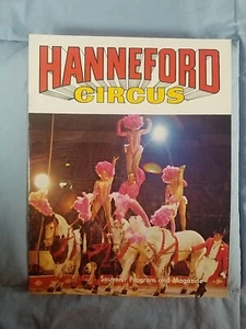 1973 Vtg HANNEFORD CIRCUS Souvenir Program & Magazine Arcrobats Horses - Picture 1 of 5