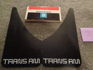 NOS OEM GM Splash Guards for 1982-1992 Pontiac Firebird Trans Am (Lot L2) - Bild 1 von 2
