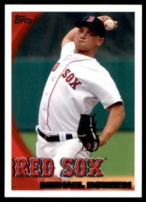 2010 TOPPS #499 MICHAEL BOWDEN BOSTON RED SOX - Image 1 of 2