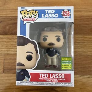 Funko Pop Television : Ted Lasso #1258 Sdcc 2022 Shared Exclusive Sticker !