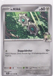 Pokemon Reisegefährten JTG 103/159 Ns Klikk deutsch - Picture 1 of 1