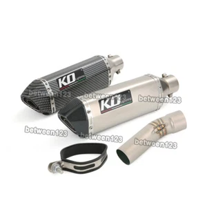 Punta de silencio de escape de enlace medio para BMW F650GS F700GS F800GS F800GT F800R 2008-2019 - Imagen 1 de 16