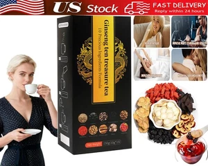 Ginseng six treasure tea , Kidney tea ,liver tea , red date tea , kidney health - Picture 1 of 21