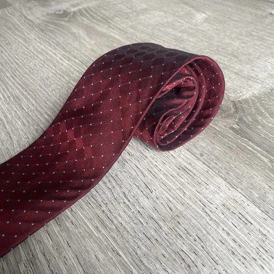 Corbata Brooks Brothers para hombre roja AOP floral geométrica 346 seda hecha en EE. UU. DE COLECCIÓN Foto 1 de 4