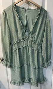 Flowy Chiffon Dress Whimsical Dress - Picture 1 of 7