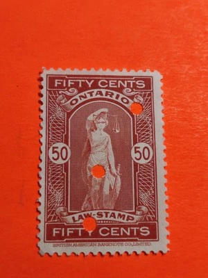 Canada #,OL73 Ontario law stamp 50 CtsUsed (2006-2) - Image 1 of 2