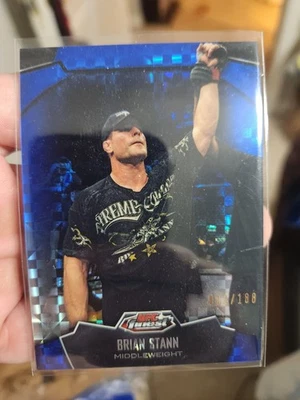 2013 Topps Finest UFC Brian Stann Blue Refractor /188  - Image 1 of 2