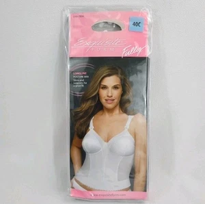 Reggiseno posturale completamente lungo forma squisita taglia 40C bianco 5107532 - Foto 1 di 11